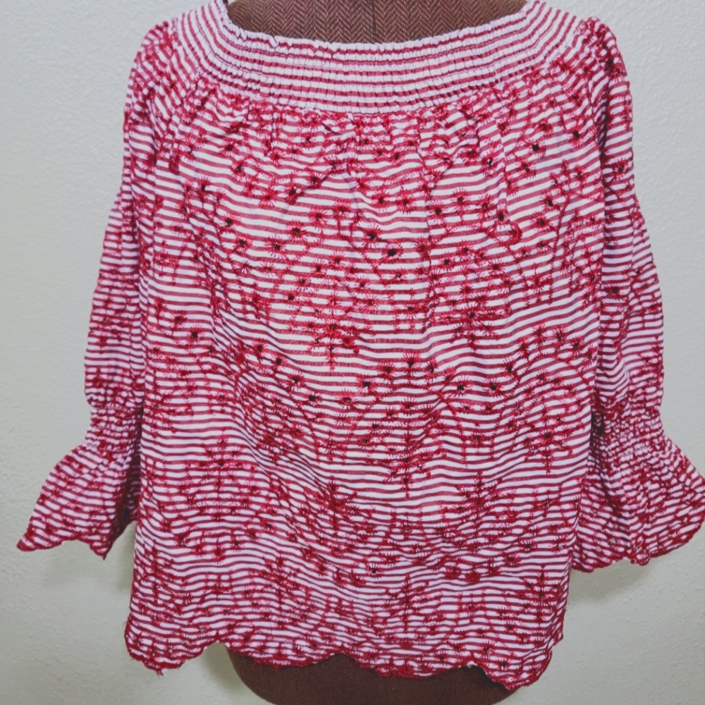 Rockin' C Western Wear Off The Shoulder Top